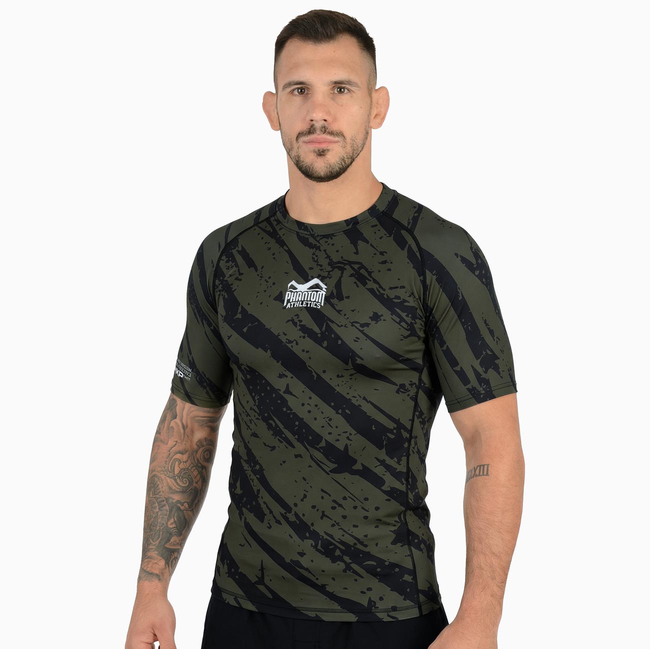 MMA RASHGUARD Camo Tiger | for Training and Competition - PHANTOM