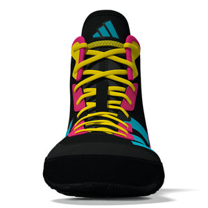 Diese schwarzen Adidas Adizero Ringerschuhe mit pinken Details kombinieren Funktionalität und Stil. Sie bieten eine hervorragende Passform und Stabilität, um deine Leistung im Training und Wettkampf zu maximieren.