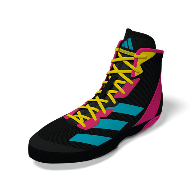 Die Adidas Adizero Ringerschuhe in Schwarz/Pink sind die ideale Wahl für Kampfsportler, die Wert auf Qualität und Performance legen. Mit ihrer leichten Bauweise und griffiger Sohle unterstützen sie dich bei schnellen Bewegungen und Richtungswechseln auf der Matte.