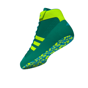adidas Wrestling-Schuhe in markantem Grün – für Kampfsportler, die auf Qualität, Funktionalität und Stil setzen.