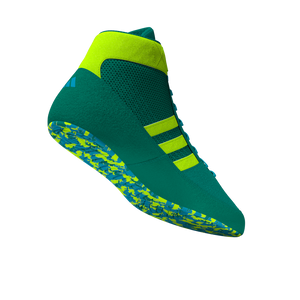 Rutschfeste adidas Ringerschuhe in Grün – komfortabel, atmungsaktiv und bereit für jede Herausforderung auf der Matte.