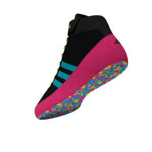 Wrestling-Schuhe adidas Havoc in Schwarz/Pink – ideal für Ringer, Grappler und MMA-Athleten, die Wert auf Komfort und Halt legen.