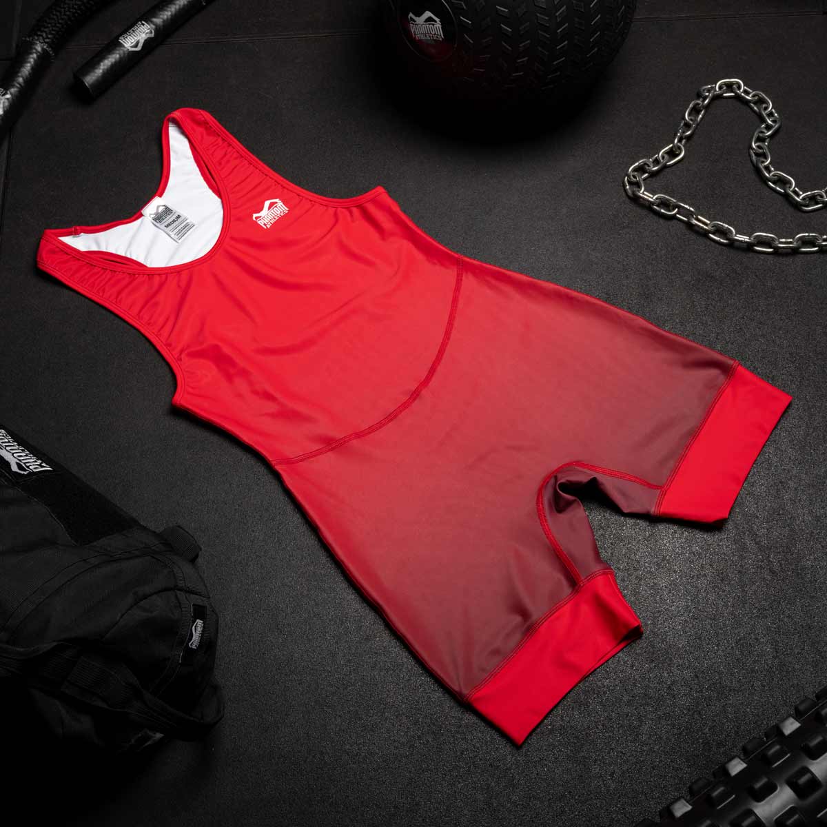 Phantom Athletics Wrestling Singlet Apex Blue mit ergonomischem Design und leichter, elastischer Passform. Perfekt für Wettkämpfe und Training im Ringen.