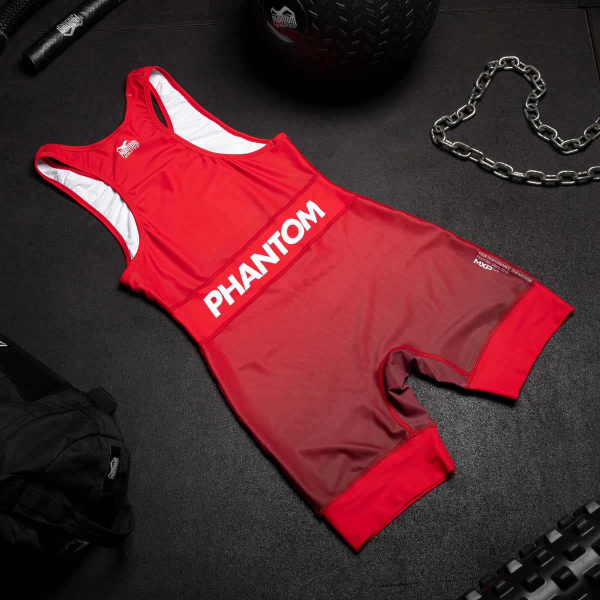 Hochwertiger Wrestling Singlet Apex Blue von Phantom Athletics mit atmungsaktivem Material. Entwickelt für maximale Bewegungsfreiheit und Komfort auf der Matte.