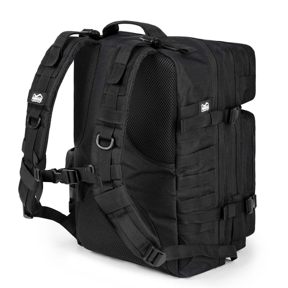 Phantom Athletics Delta Army Backpack bietet viel Stauraum für Boxhandschuhe, MMA-Handschuhe und Schienbeinschoner. Optimal für intensives Kampfsporttraining.