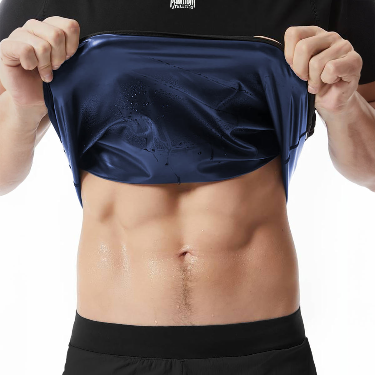 Mit dem Sauna Shirt Nomax von Phantom können Sportler gezielt für einen Weighcut trainieren. Das Material sorgt für verstärktes Schwitzen, ideal für das Gewichtmachen im Muay Thai und Boxen.