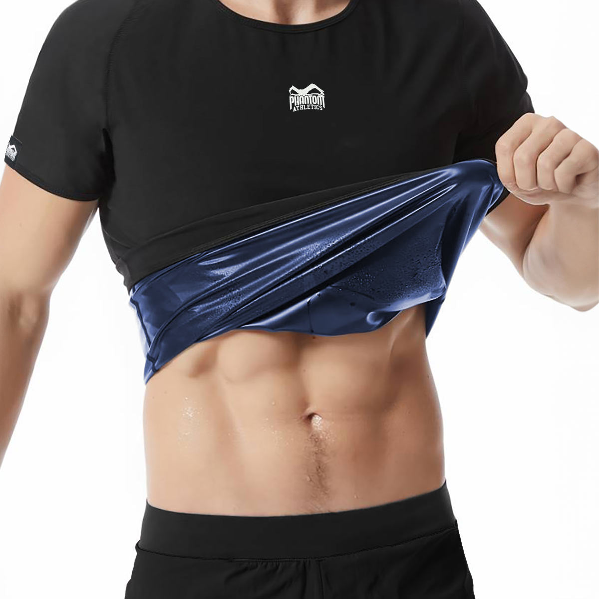 Das Sauna Shirt Nomax von Phantom ist perfekt für den Weighcut und hilft Athleten in Boxen und Thaiboxen, Gewicht zu verlieren. Durch sein spezielles Material wird die Schweißbildung maximiert.