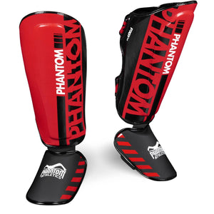 Robuste Schienbeinschützer Apex Striking von Phantom Athletics – ideal für Muay Thai, Kickboxen und MMA Training.