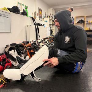 Schienbeinschutz Muay Thai - Frost White