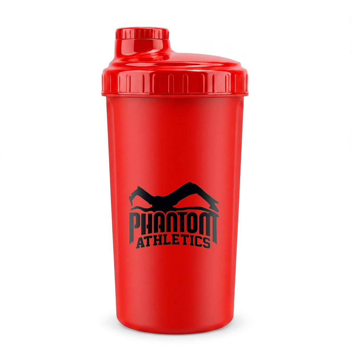 Der Phantom Athletics „Earned. Not Given.“ Shaker in Rot kombiniert einen markanten Fighter-Look mit funktionellem Design. Das herausnehmbare Mixsieb unterstützt die klumpenfreie Zubereitung von Proteinshakes, Pre-Workout und anderen Sportgetränken.