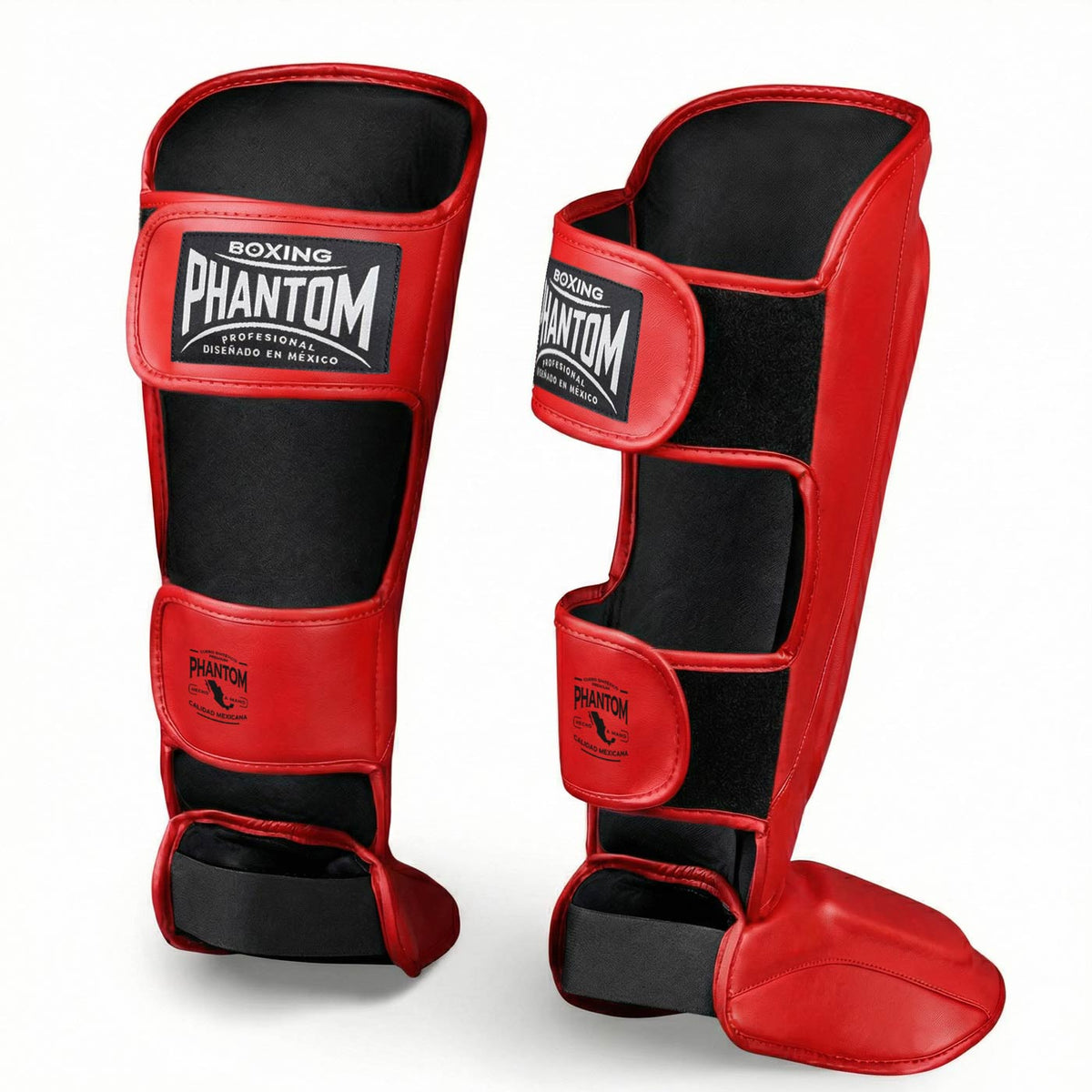 Premium Kampfsport‑Schienbeinschützer von Phantom Athletics im auffälligen Mexico‑Design, entwickelt für Techniktraining, Sparring und tägliche Trainingseinheiten. Die stabilen Klettverschlüsse und langlebige Verarbeitung bieten sicheren Halt und zuverlässigen Schutz für Schienbein und Spann beim Training.