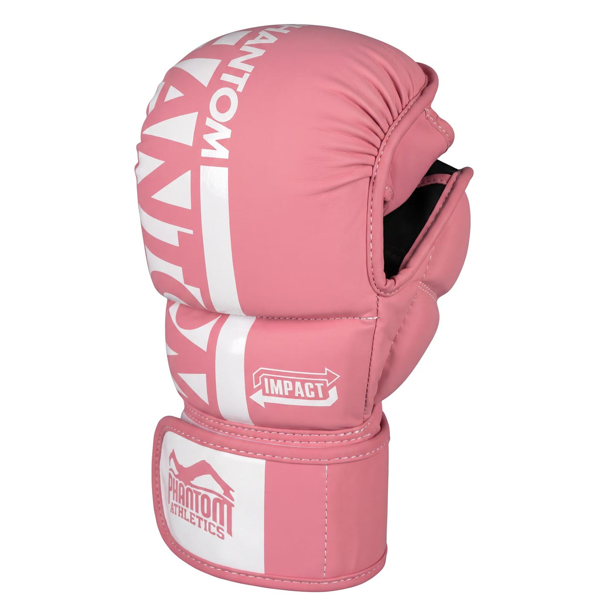 Die Phantom Athletics APEX MMA Sparring Handschuhe in Bubblegum kombinieren auffälliges pinkes Design mit funktioneller Kampfsportausrüstung. Die offene Handfläche ermöglicht hohe Bewegungsfreiheit und sicheren Grip beim Grappling, Clinch und Bodenkampf.