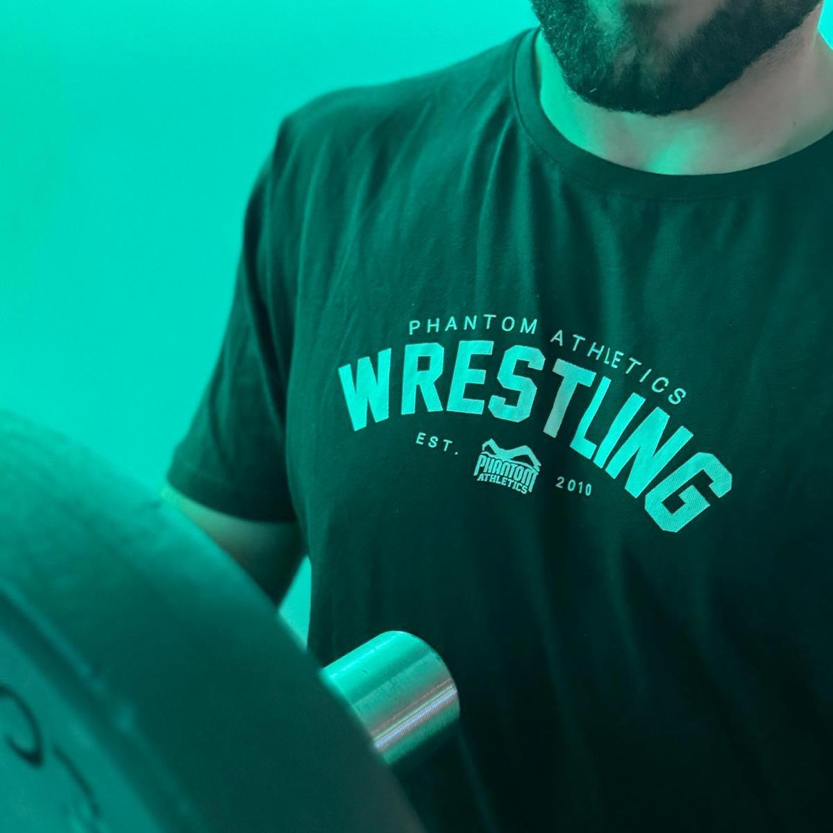 T-Shirt Wrestling - Schwarz