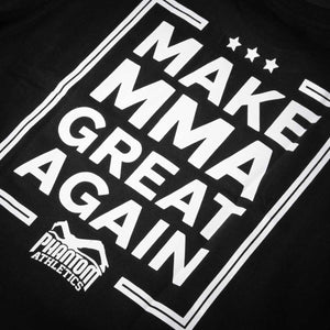 Das Phantom Athletics T-Shirt – Make MMA Great Again in Schwarz steht für klare Haltung und Kampfsportleidenschaft. Mit seinem bequemen Schnitt und dem markanten Statement-Print eignet es sich perfekt für MMA-Fans im Gym, Alltag oder bei der Fight Night.