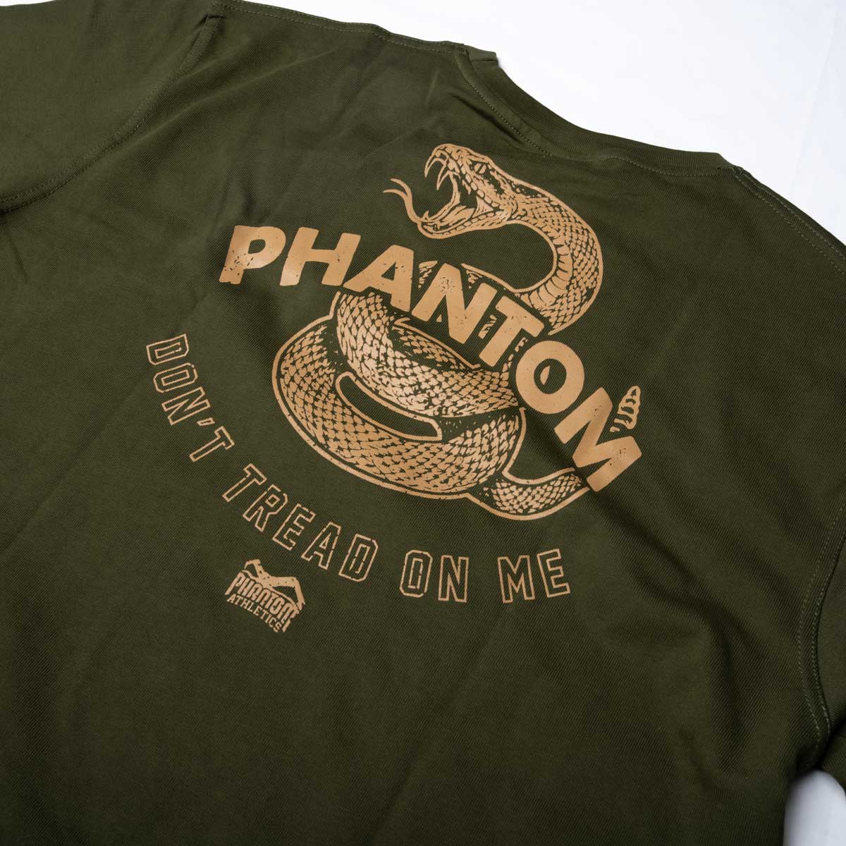 Oversize Heavy T-Shirt DON'T TREAD ON ME - Army