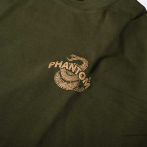 Oversize Heavy T-Shirt DON'T TREAD ON ME - Army