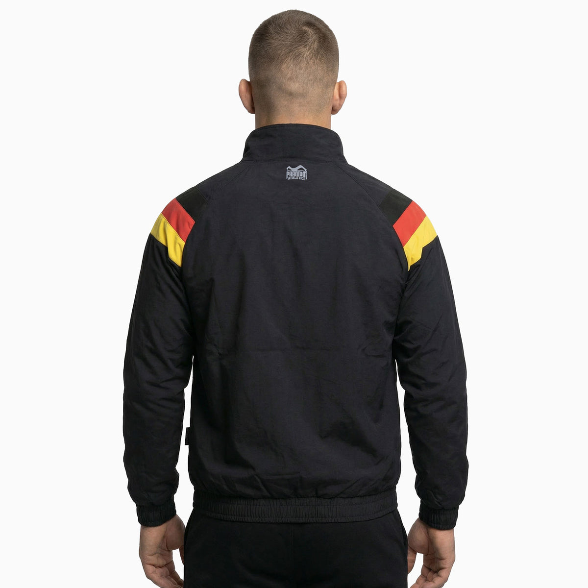 Leichte Kampfsport-Track Jacket von Phantom Athletics in Team-Germany-Design mit atmungsaktivem Material, perfekt für Training, Sparring und Freizeit.