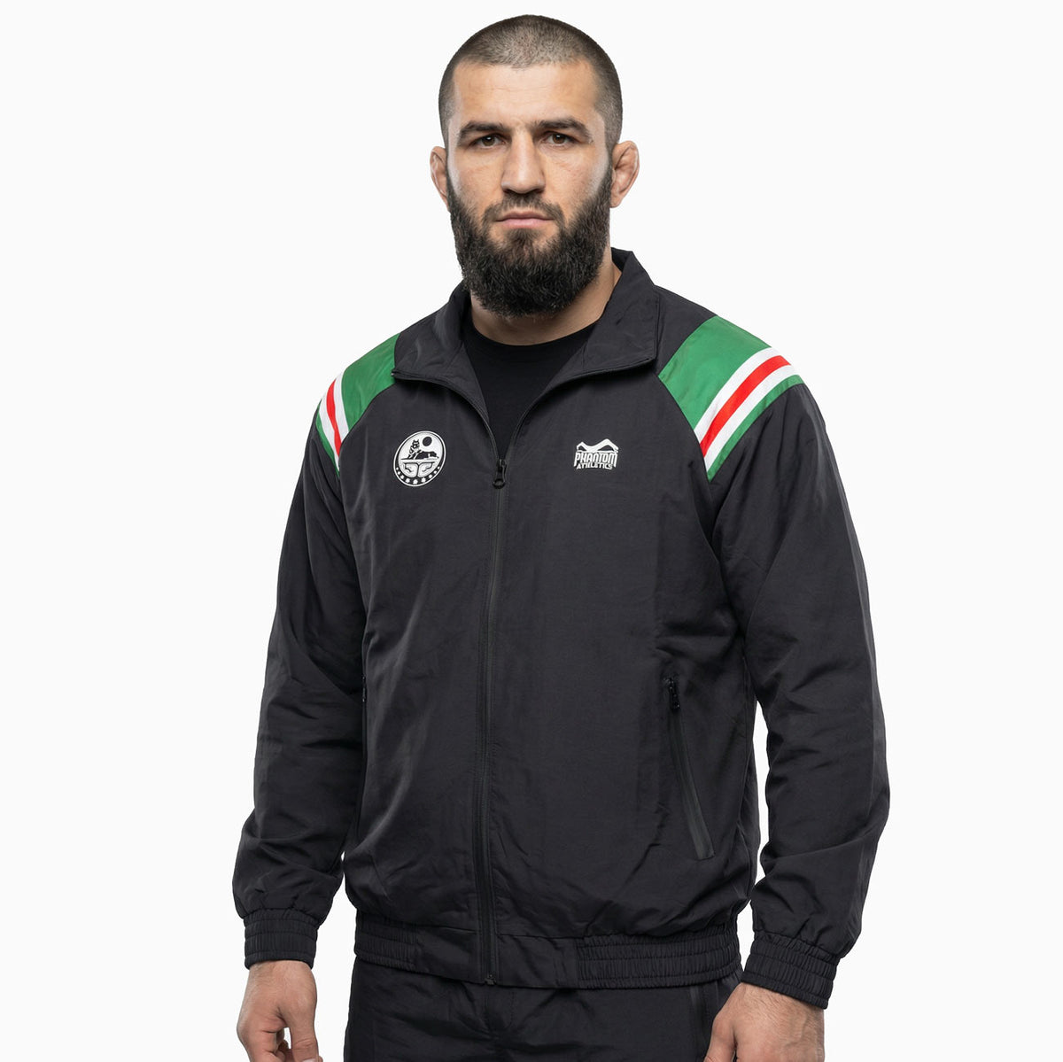 Trainingsjacke DMC - Team Chechnya - Schwarz/Grün