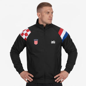 Hochwertige Phantom Athletics Trainingsjacke „DMC Team Croatia“ im sportlichen Retro‑Look – ideal für MMA, Boxen und Grappling mit Team‑Croatia‑Design.