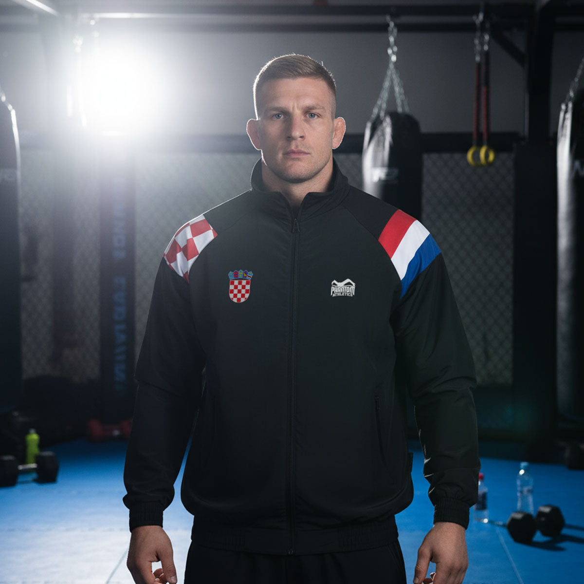 Trainingsjacke DMC - Team Croatia - Schwarz