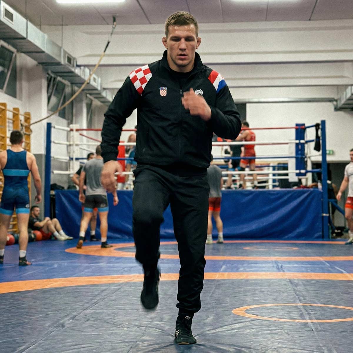 Trainingsjacke DMC - Team Croatia - Schwarz