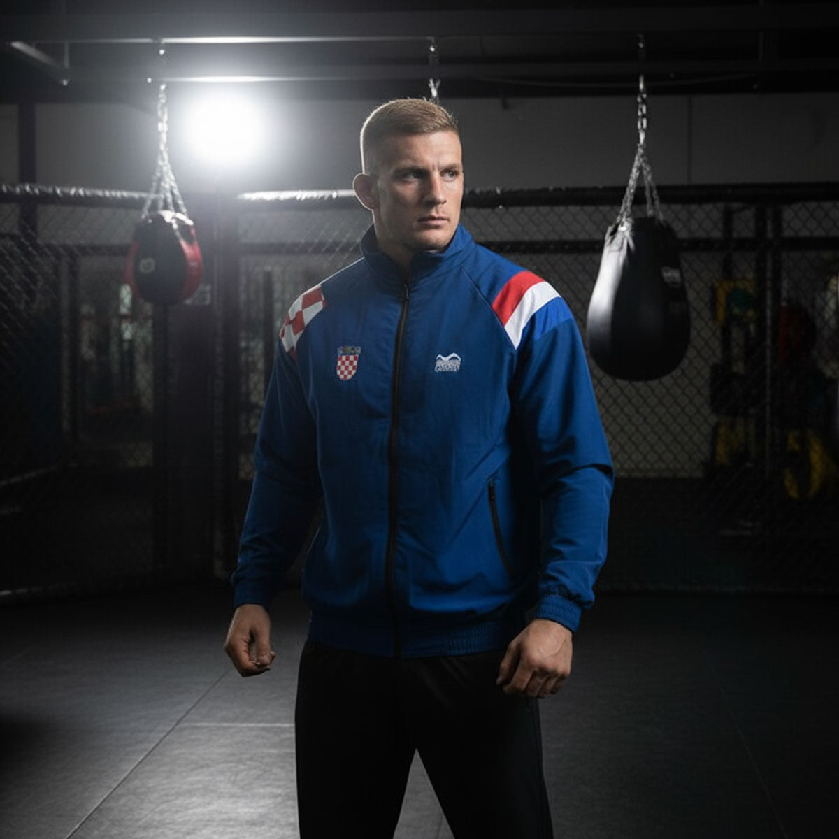 Trainingsjacke DMC - Team Croatia - Blau