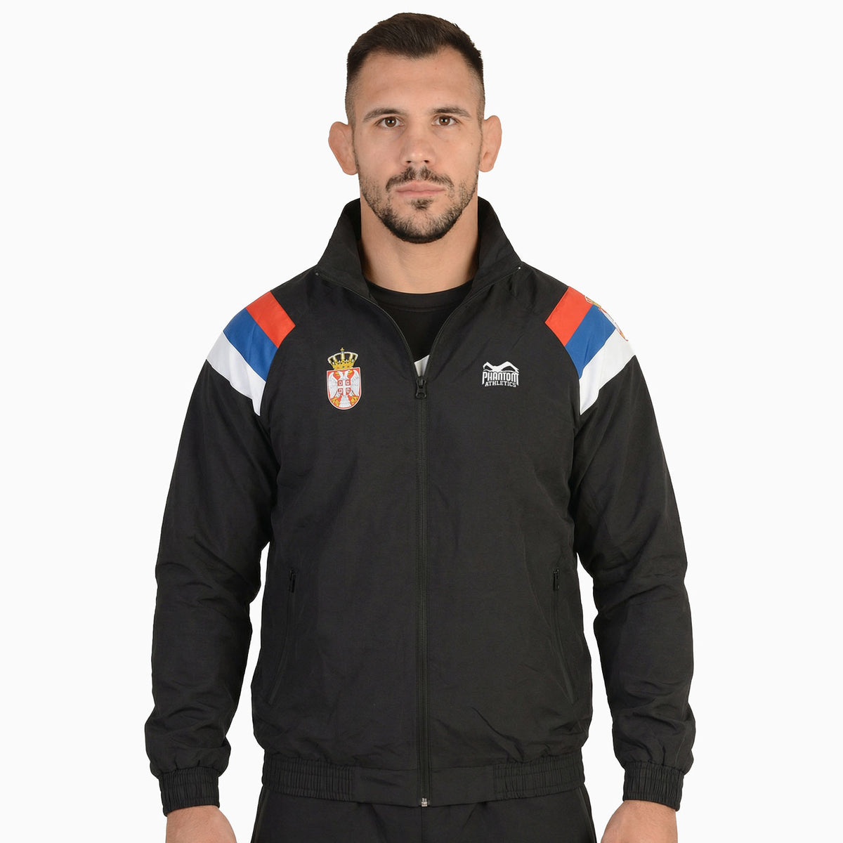 Trainingsjacke DMC - Team Serbia - Schwarz