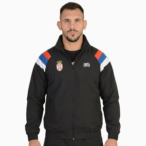 Trainingsjacke DMC - Team Serbia - Schwarz
