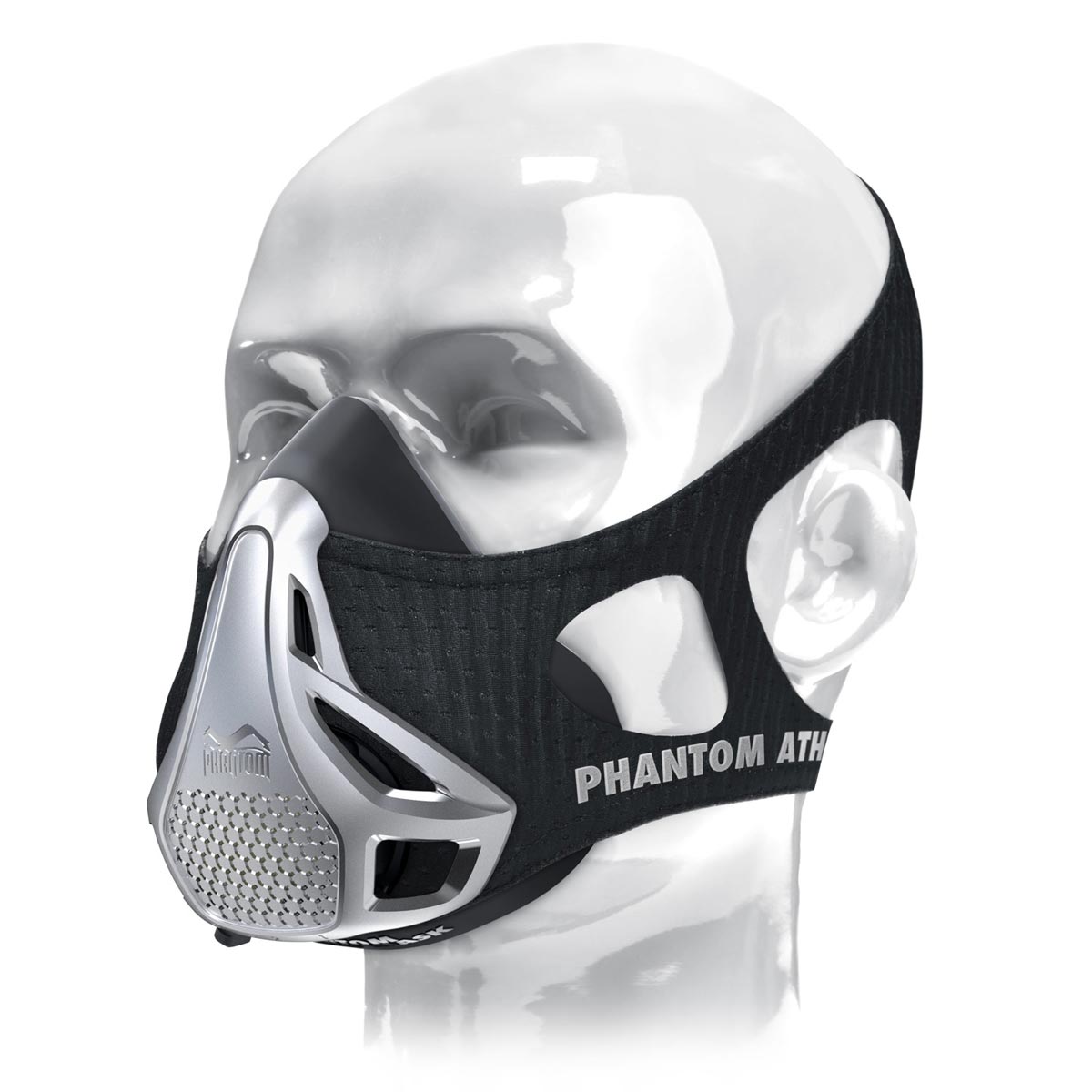 PHANTOM ATHLETICS - Phantom Trainingsmaske - Silber