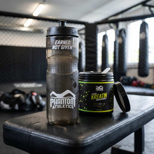 Trinkflasche - Earned. Not Given. - Grau