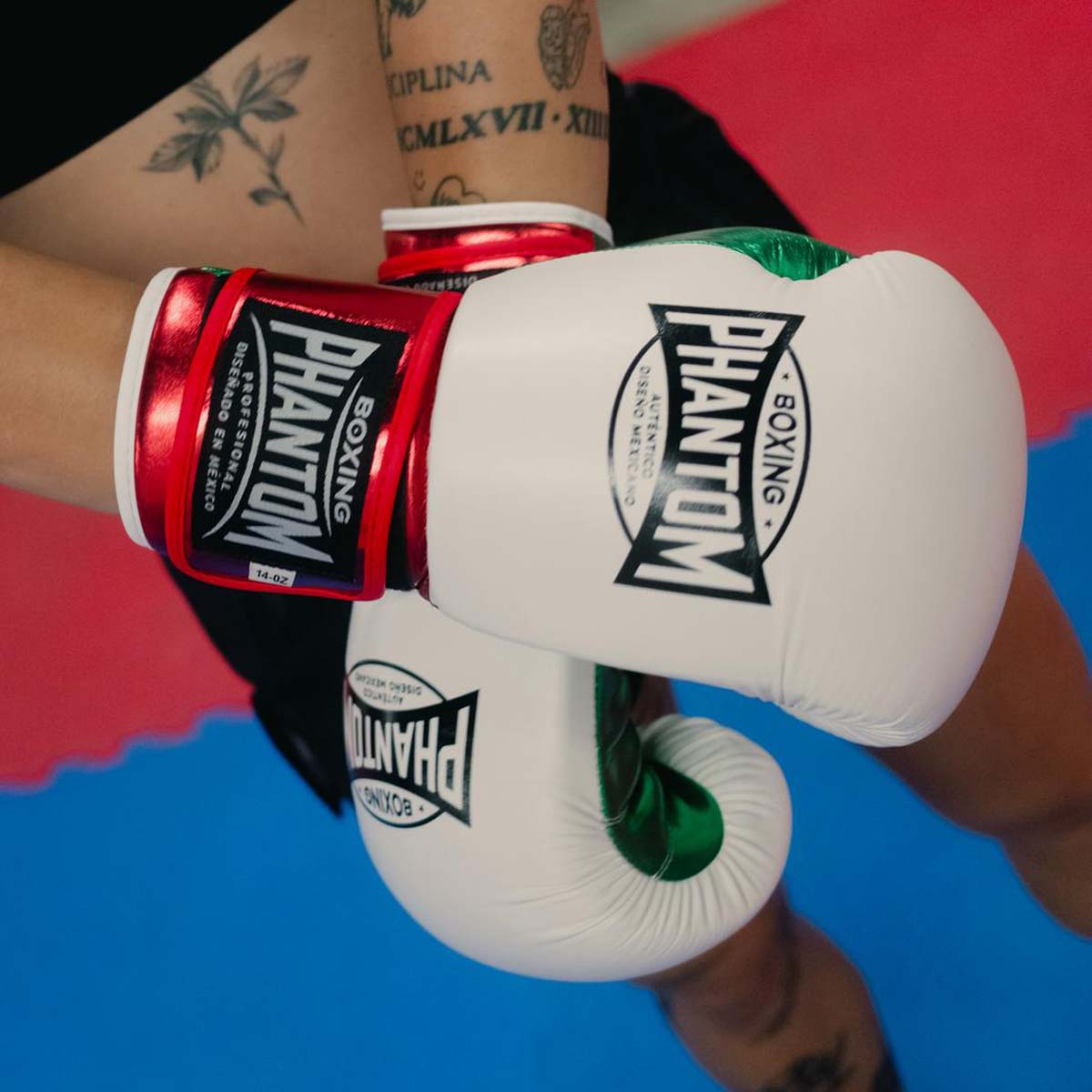 Boxhandschuhe MEXICO - Weiß/Grün/Rot