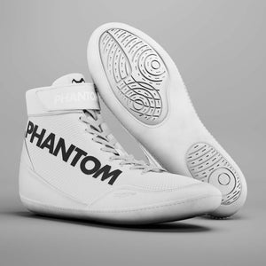 Phantom Athletics COMBAT Ringerschuhe Weiß – ergonomisches Design für komfortables Training und präzise Bewegungen auf der Matte.