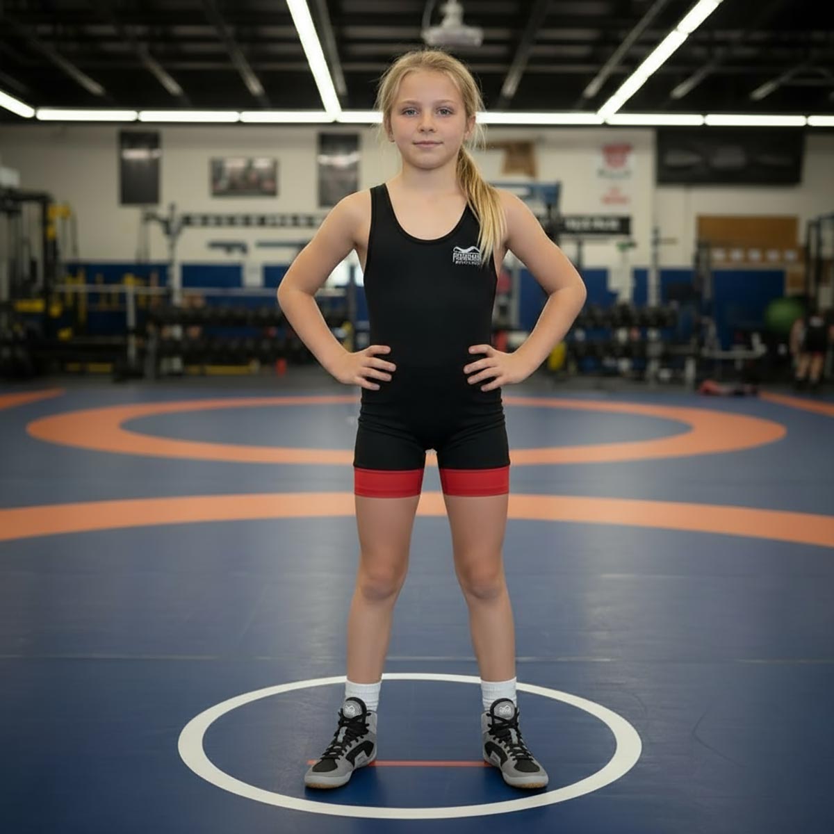 Die Phantom Athletics Kinder-Ringerschuhe Tactic in Grau bieten jungen Athleten optimalen Halt und Flexibilität für intensives Training und Wettkämpfe im Ringen, Grappling und MMA.