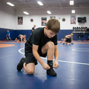 Die Phantom Athletics Kinder-Ringerschuhe Tactic bieten jungen Athleten optimalen Halt und Flexibilität für intensives Training und Wettkämpfe im Ringen, Grappling und MMA. Mit ihrer rutschfesten Sohle und ergonomischen Passform gewährleisten sie sicheren Stand und Bewegungsfreiheit auf der Matte. Die leichten und strapazierfähigen Schuhe sind speziell für die Bedürfnisse von Nachwuchssportlern entwickelt und bieten Komfort bei jeder Bewegung.
