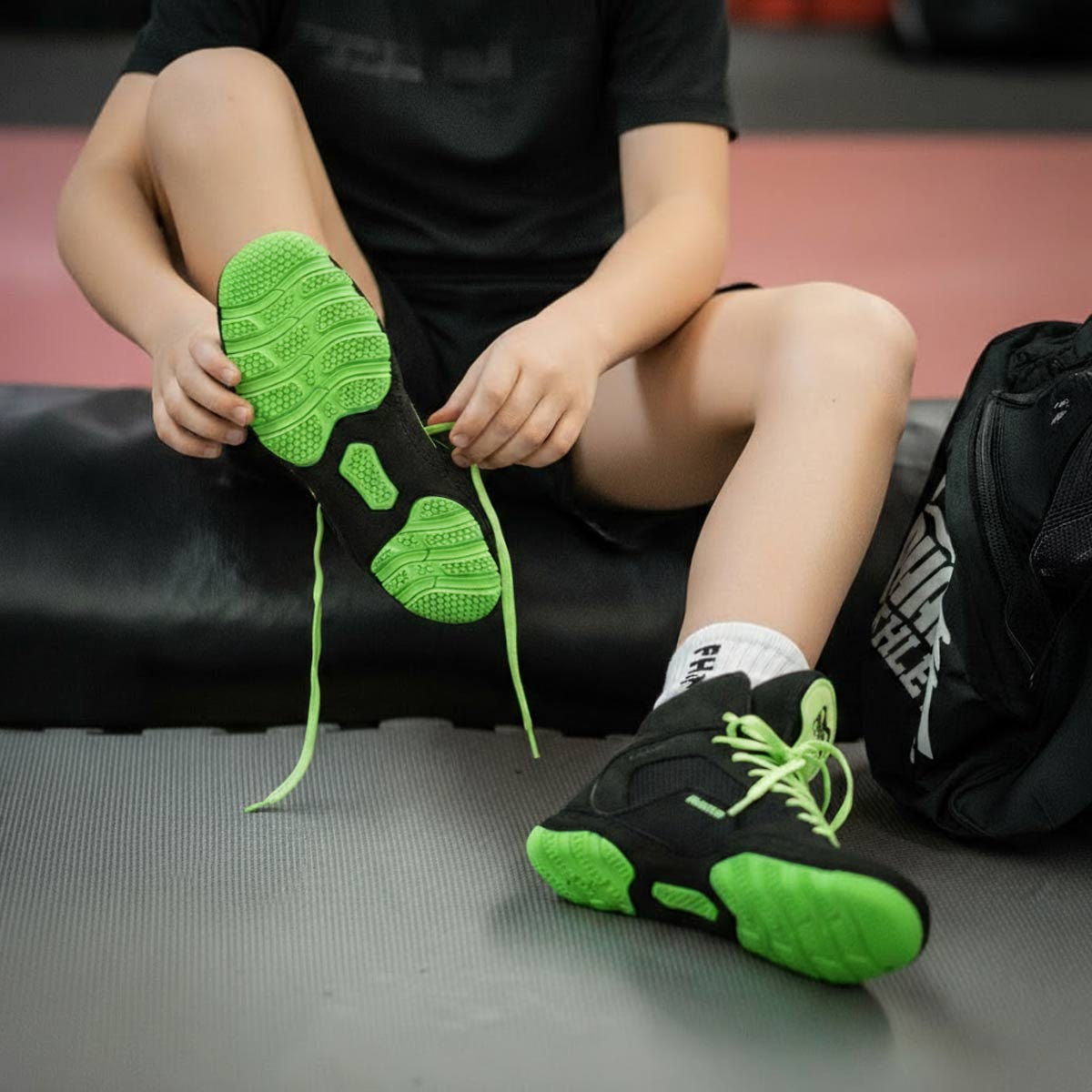 Kinder Ringerschuhe Phantom TACTIC - Neon