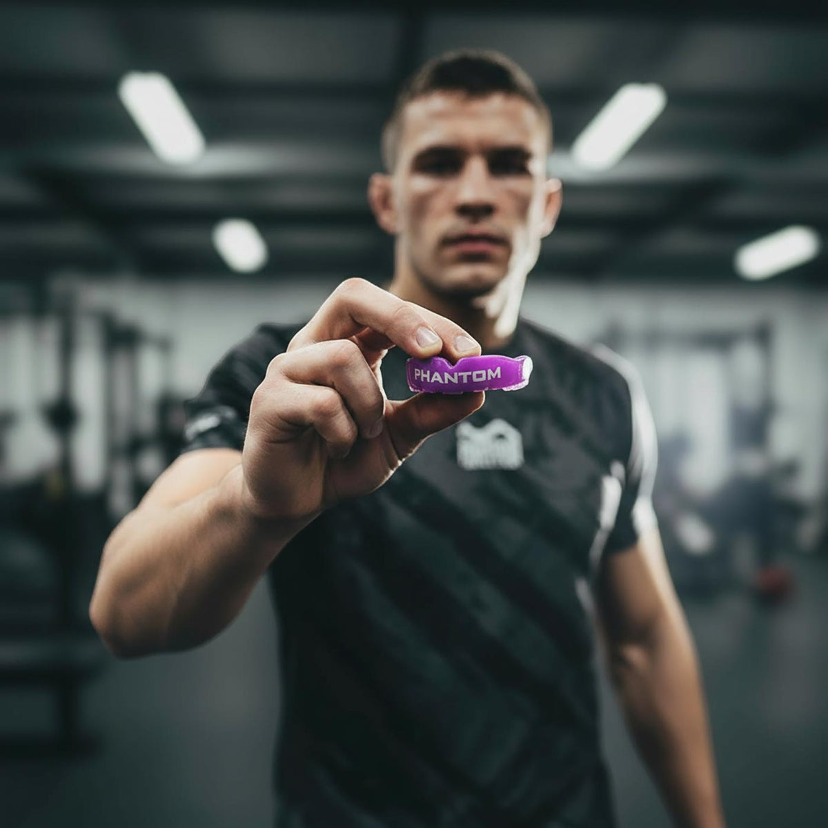 Der Apex Purple Mundschutz von Phantom Athletics schützt zuverlässig Zähne und Kiefer beim MMA-, Box- oder Kickbox-Training.