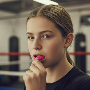 Phantom Athletics Kinder-Zahnschutz Apex in Pink – hochwertiger Mundschutz für Kampfsport und Training.
