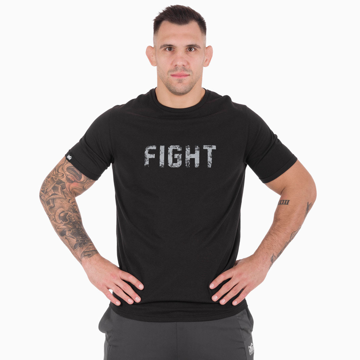 T-Shirt FIGHT - Schwarz