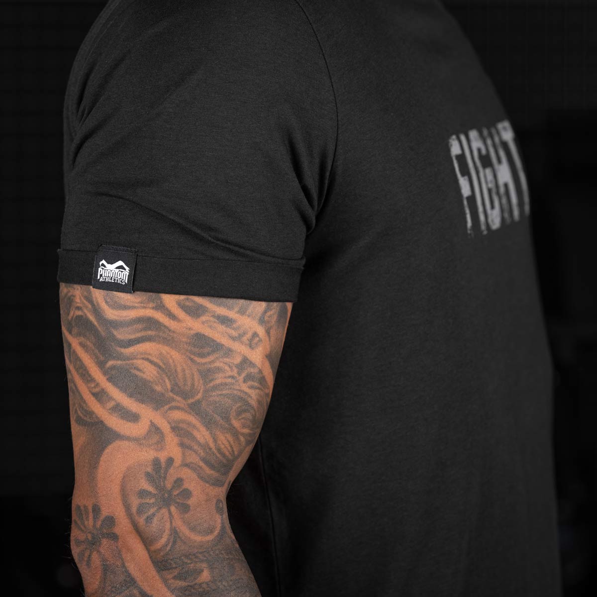 T-Shirt FIGHT - Schwarz