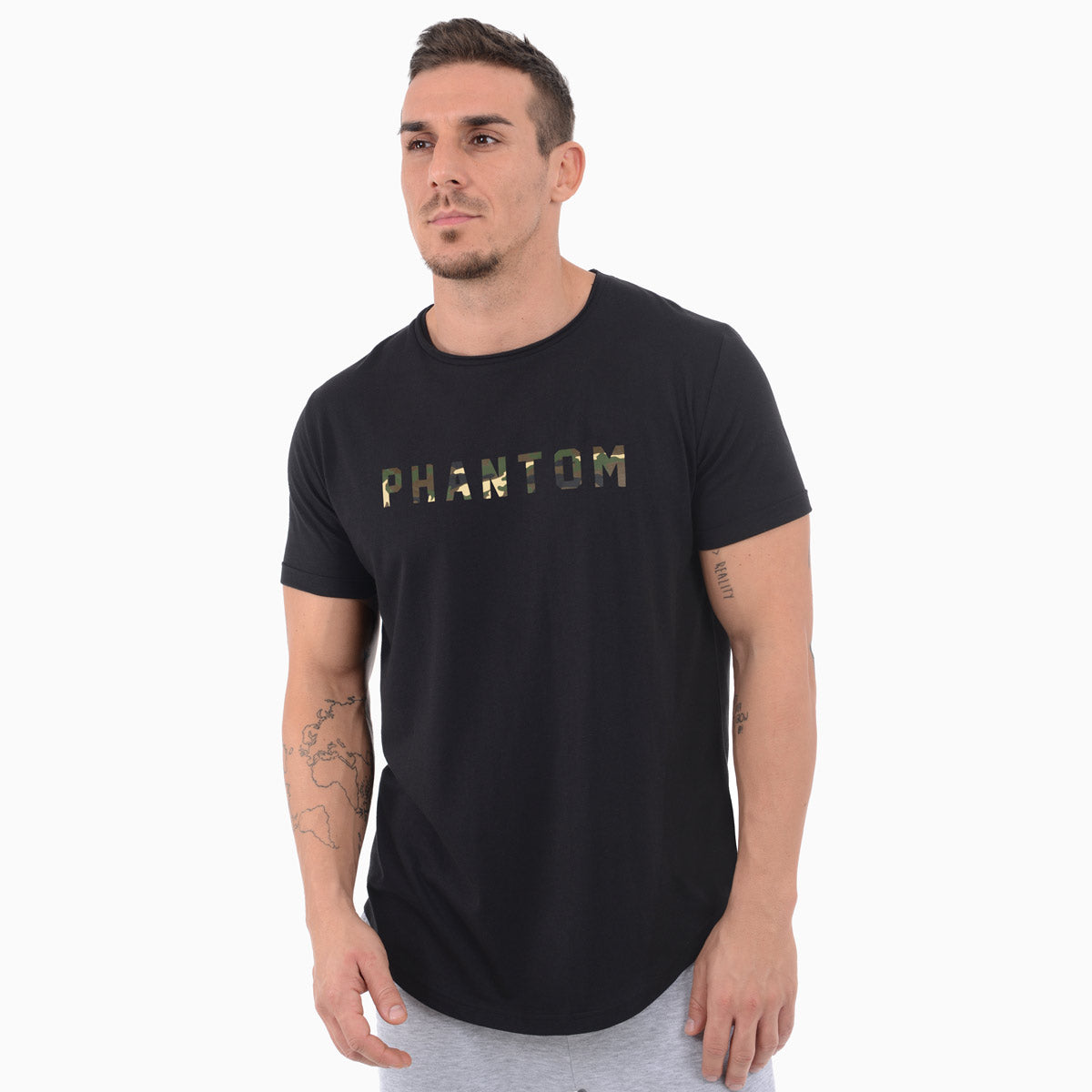 T-Shirt Vantage - Schwarz/Camo