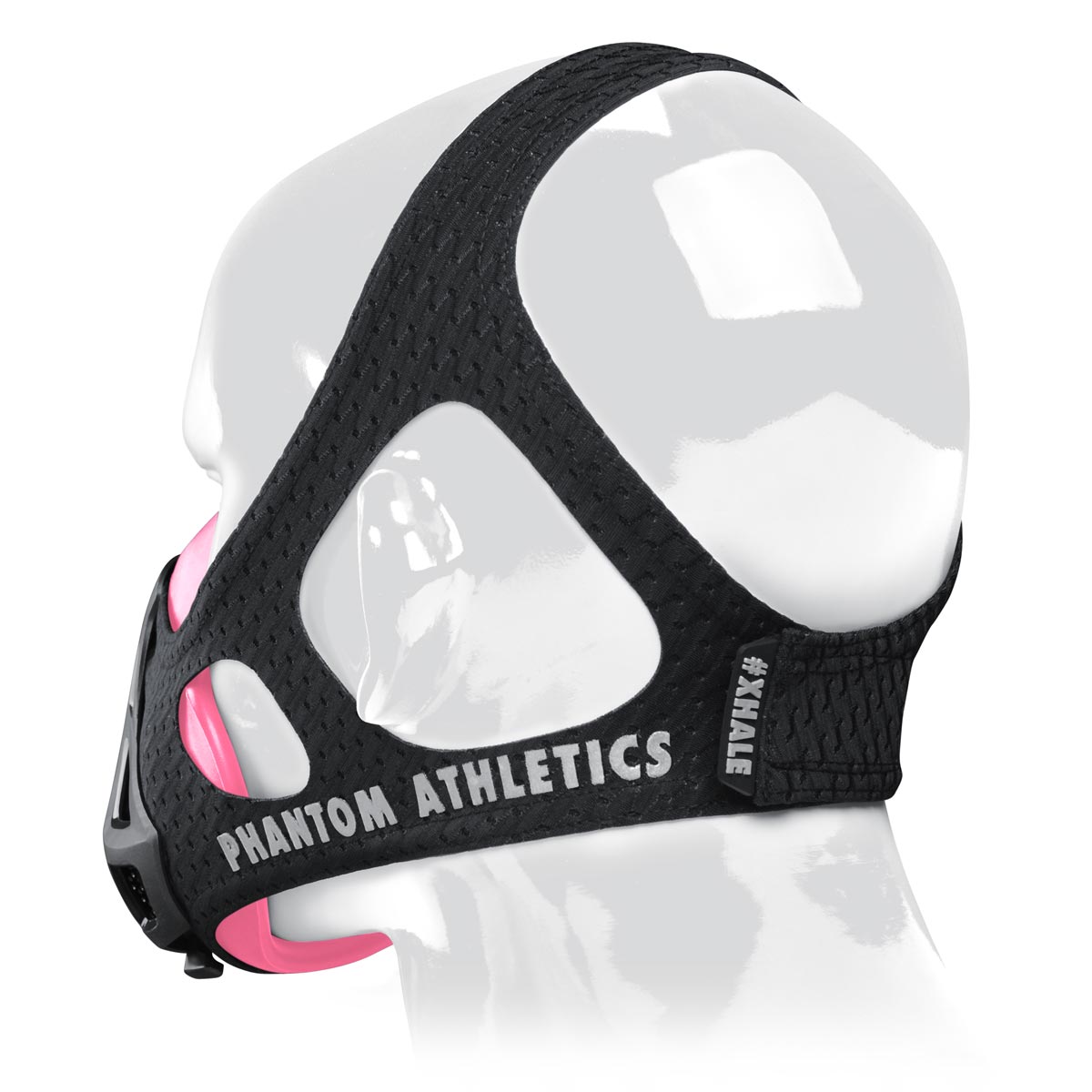 Die Phantom Trainingsmaske verfügt über ein patentiertes Kopfband um dir ein Maximum an Halt im Training zu geben. Jetzt in der Farbe Pink/Schwarz.