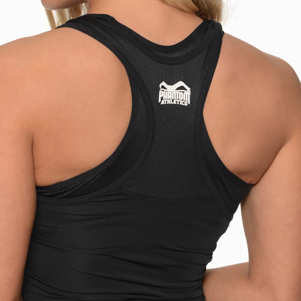 Phantom Athletics Tank Top Eclipse mit flexiblem Racerback‑Rücken, perfekt für Cardio‑ und Kraft‑Workouts.