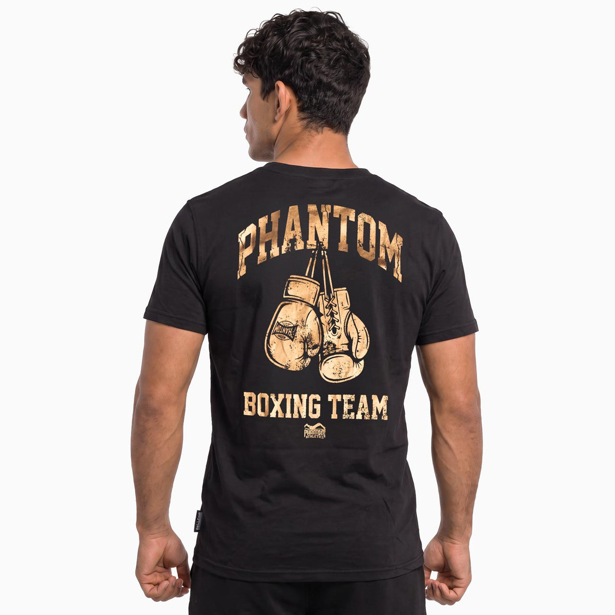 T-Shirt BOXING TEAM - Schwarz/Gold