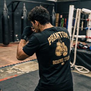 T-Shirt BOXING TEAM - Schwarz/Gold