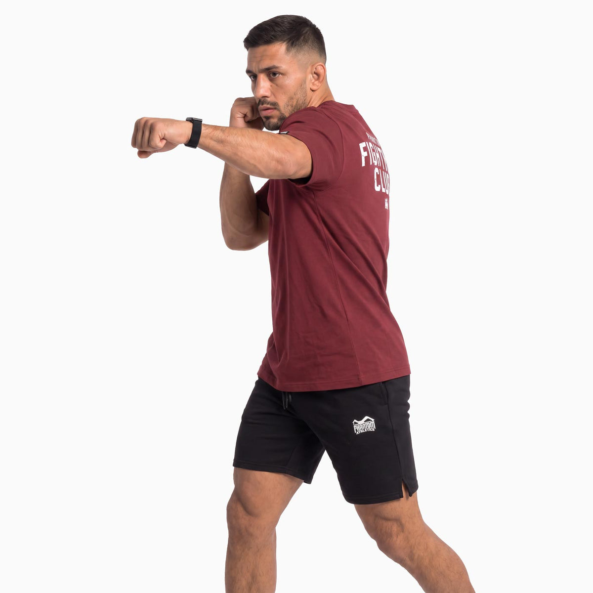 Oversize T-Shirt FIGHTING CLUB - Bordeaux