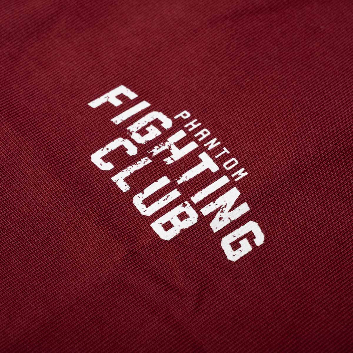 Oversize T-Shirt FIGHTING CLUB - Bordeaux
