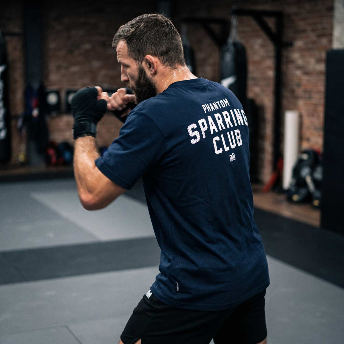 Oversize T-Shirt SPARRING CLUB - Navy