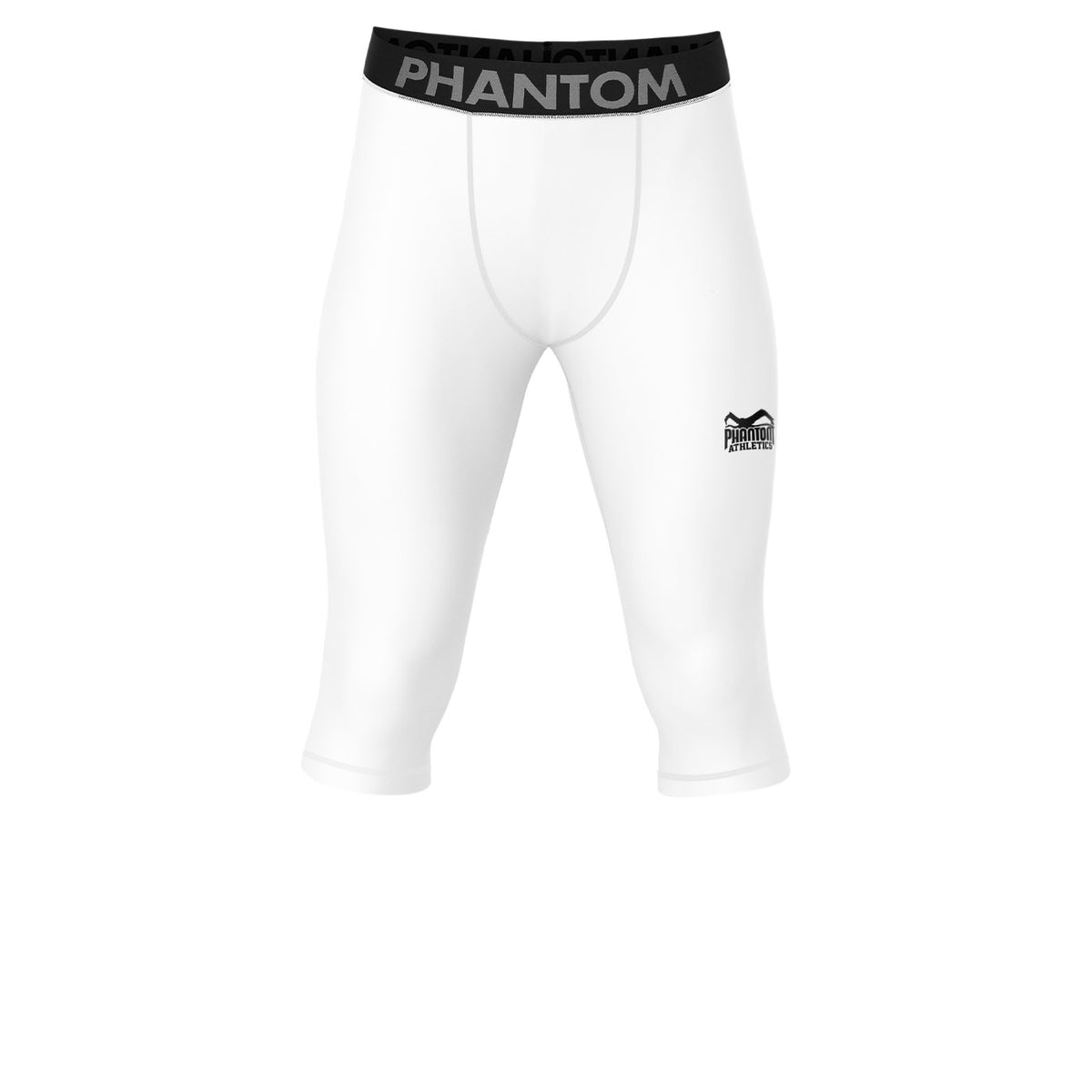 Die weiße Apex 3/4 Tights von Phantom Athletics vereint sportliche Eleganz mit funktionalem High‑Performance für effizienteres MMA‑ und Grappling‑Training. Atmungsaktives Material und ergonomischer Schnitt sorgen für perfekte Bewegungsfreiheit bei intensivem Sparring und Training.