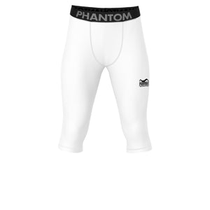 Die weiße Apex 3/4 Tights von Phantom Athletics vereint sportliche Eleganz mit funktionalem High‑Performance für effizienteres MMA‑ und Grappling‑Training. Atmungsaktives Material und ergonomischer Schnitt sorgen für perfekte Bewegungsfreiheit bei intensivem Sparring und Training.