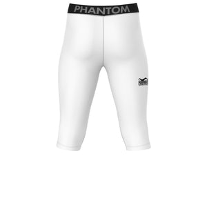 Hochwertige 3/4 Tights in Weiß von Phantom Athletics, entwickelt für Jiu‑Jitsu, Muay Thai und Kampfsportübungen. Die Apex‑Tights bieten optimalen Sitz, Robustheit und einen professionellen Look – ideal für ambitioniertes Fightwear‑Training.
